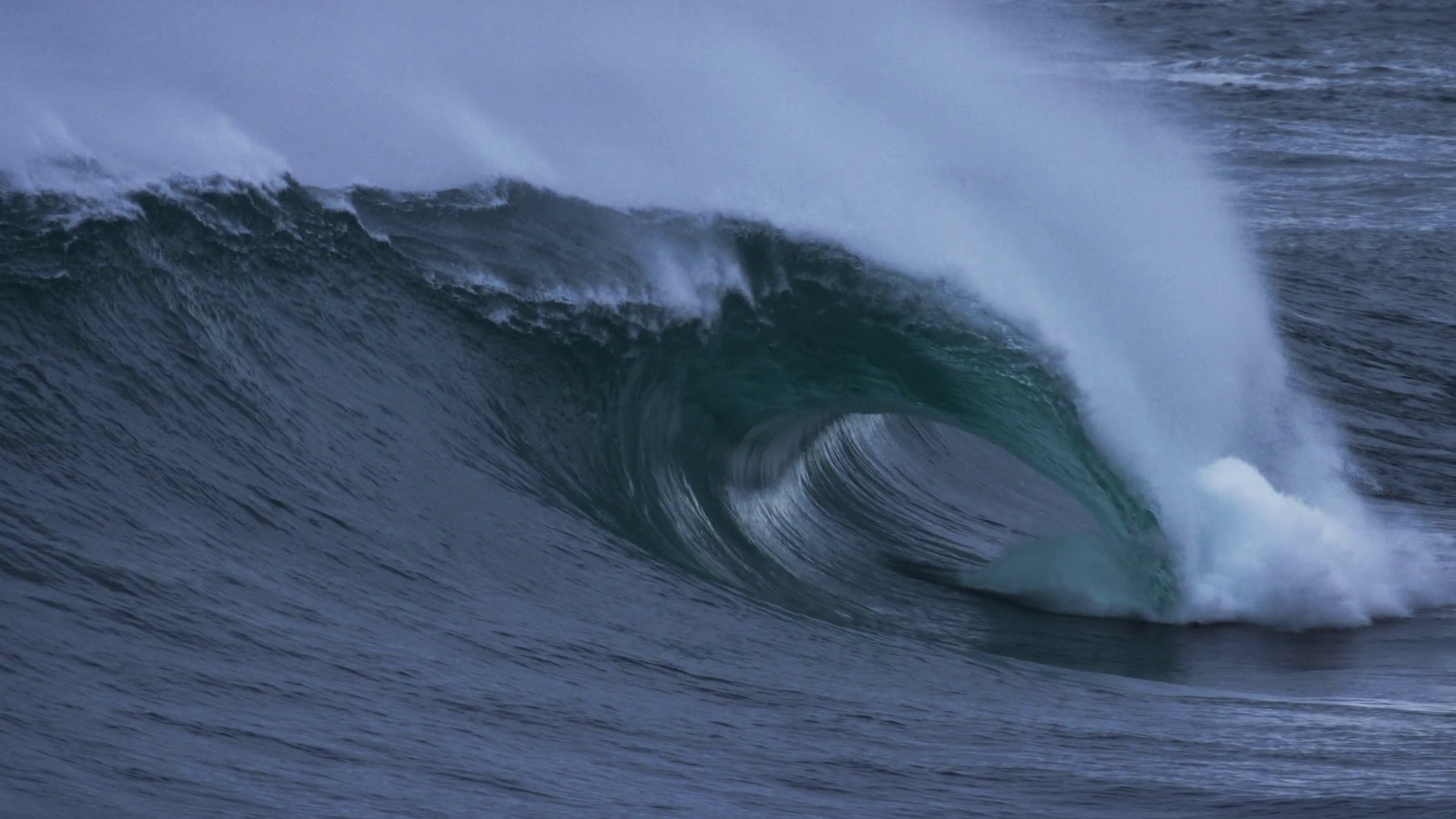 Slow Motion Of Powerful Atlantic Waves Stock Footage SBV-351706308 ...