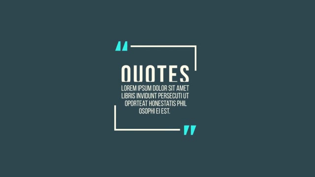 Royalty-Free Typography Quotes Templates - Storyblocks