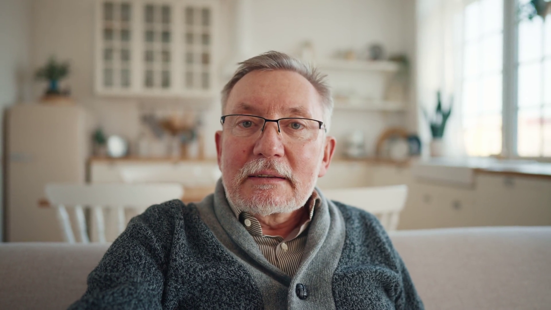 Grumpy Grouchy Senior Man Makes Claims Stock Footage SBV-348466287 ...