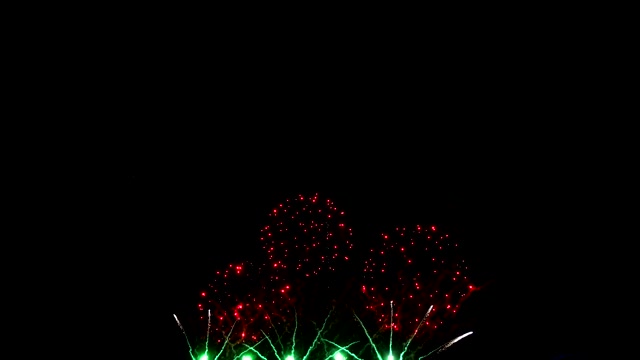 Happy New Year Fireworks Stock Footage: Royalty-Free Video Clips ...