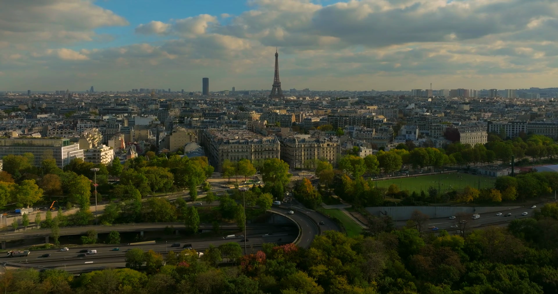 Establishing Shot Of Paris France Aerial Stock Footage SBV-348617377 ...