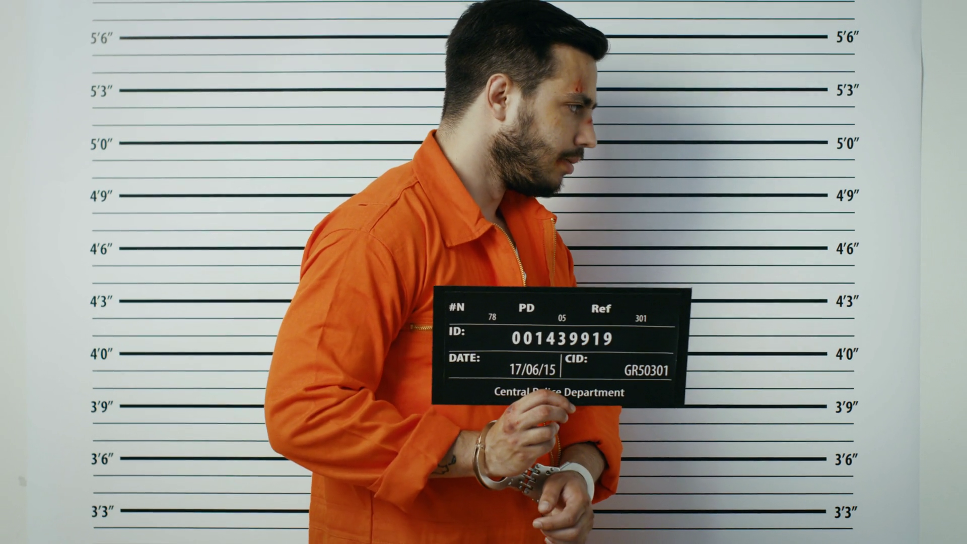 In Police Station Arrested Man Getting Side Stock Footage SBV-352284858 ...