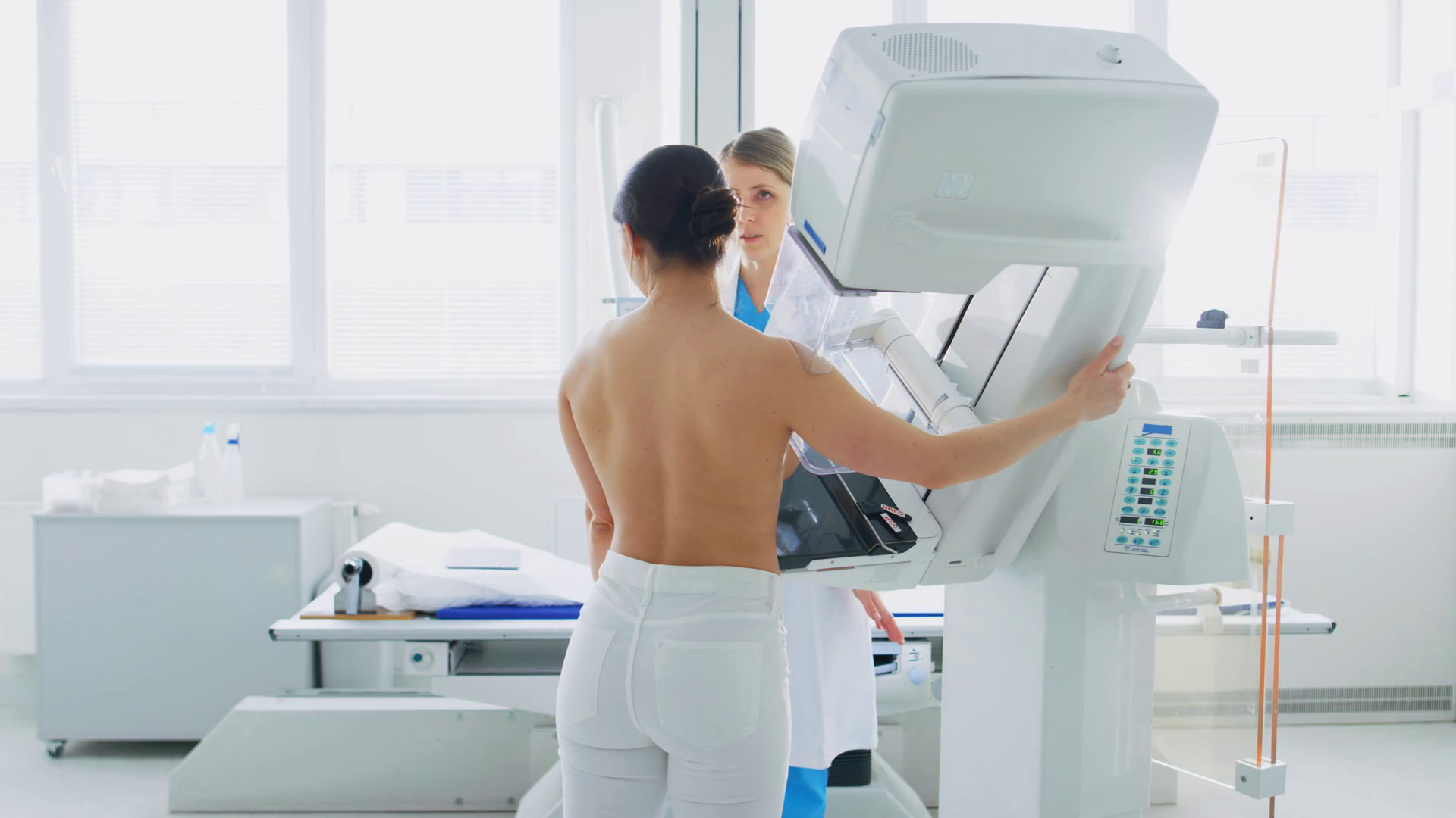 In Hospital Mammography Technologist / Stock Footage SBV-353495323 ...