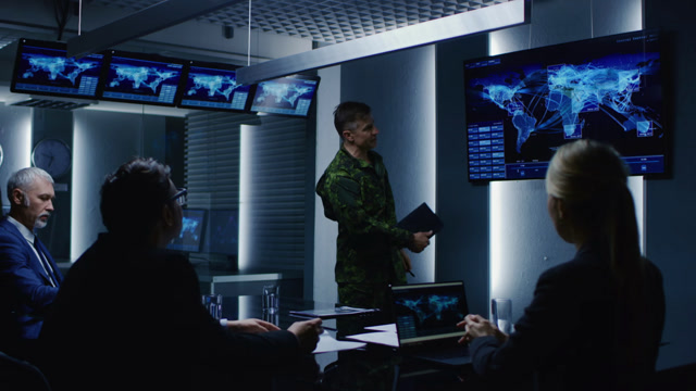 Cyber Security Operations Center Stock Footage: Royalty-Free Video ...