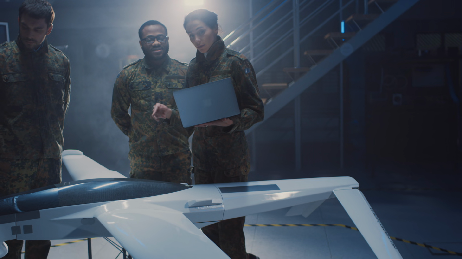 Army Aerospace Engineers Work On Unmanned Stock Footage SBV-353830237 ...