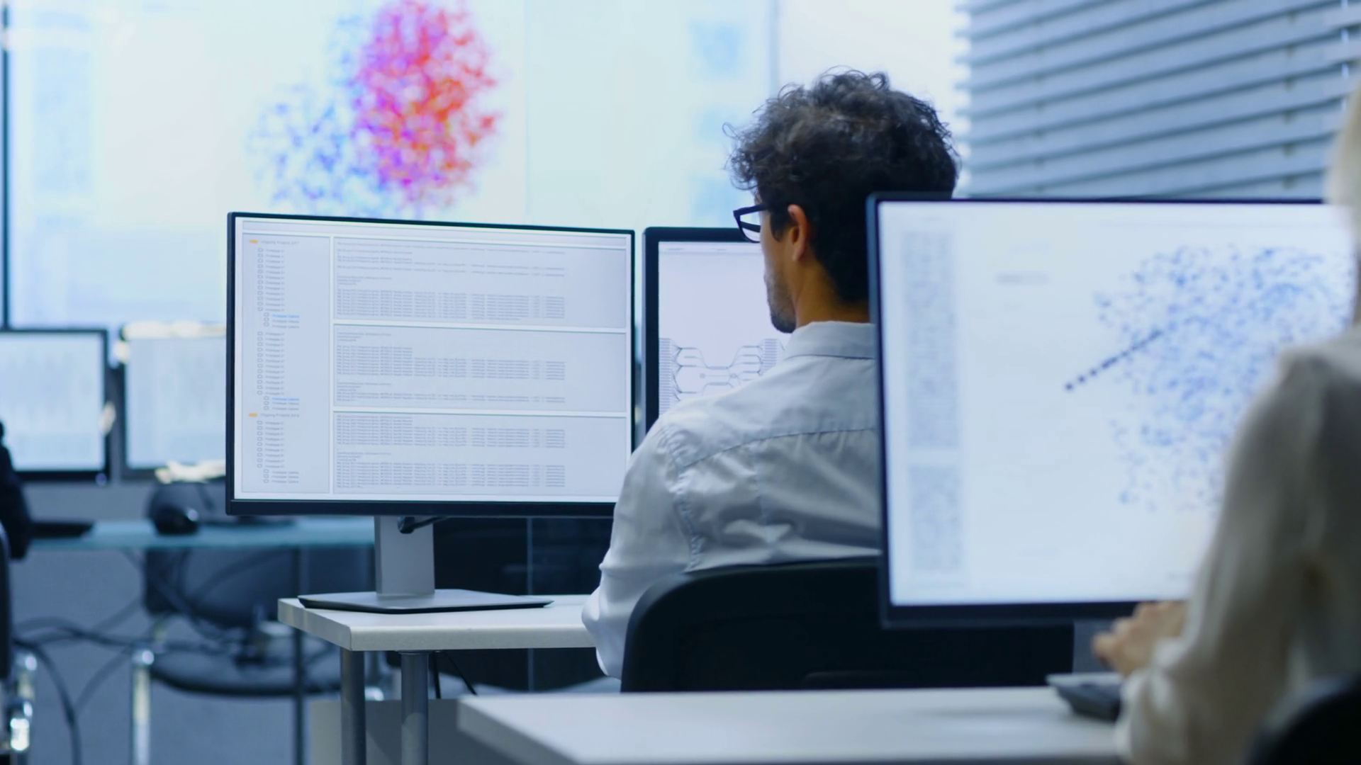Team Of Talented Computer Engineers Stock Footage SBV-352911179 ...