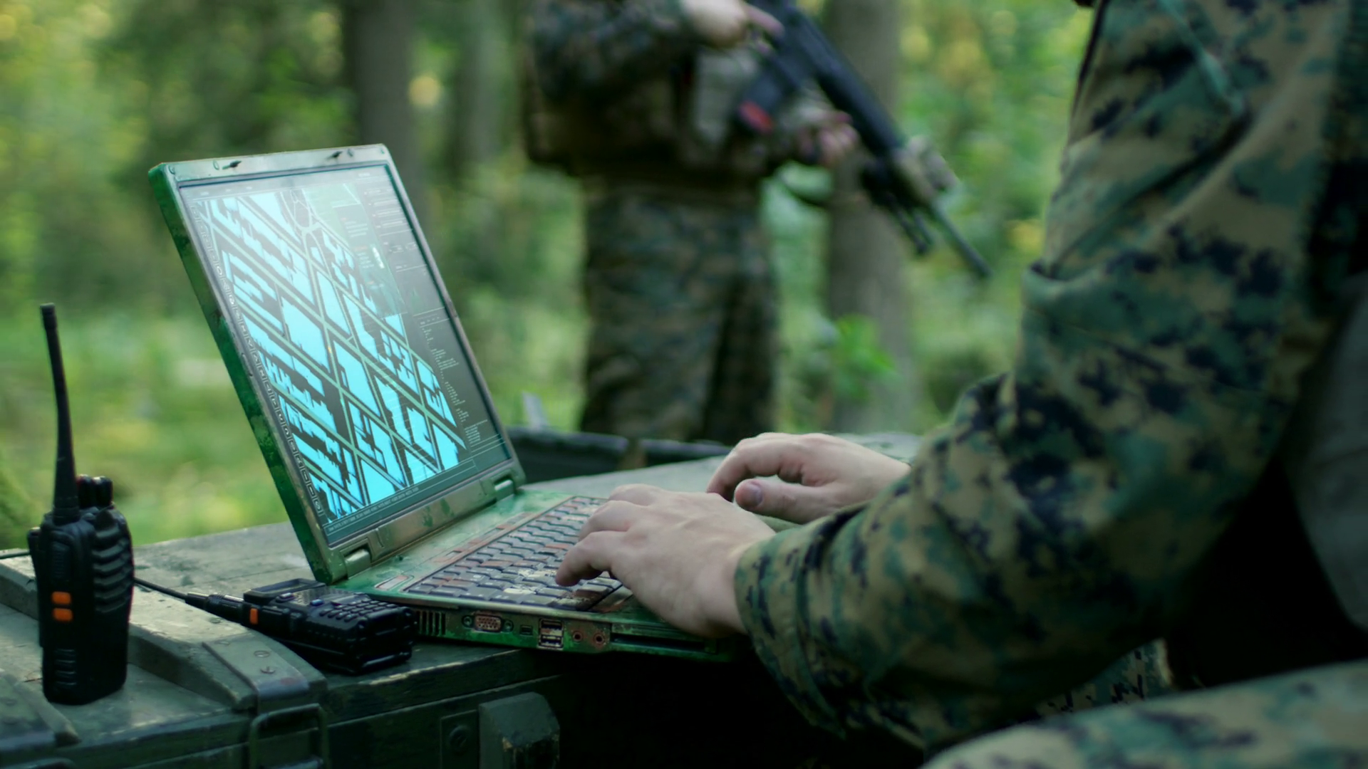 Military Operation In Action Soldiers Using Stock Footage SBV-352915480 ...