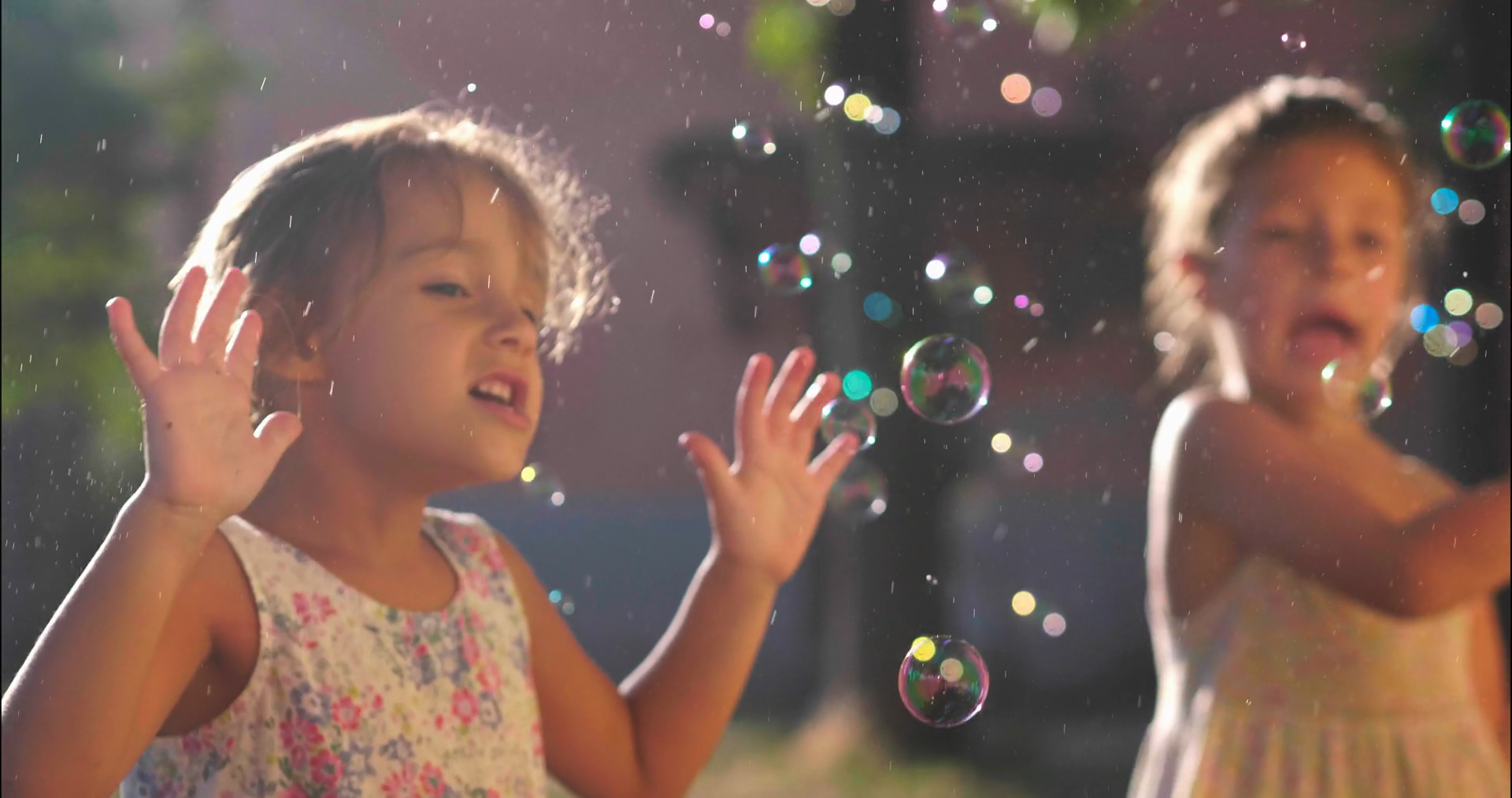 Two Young Girls With Braided Hair Gleefully Stock Footage SBV-348999854 ...