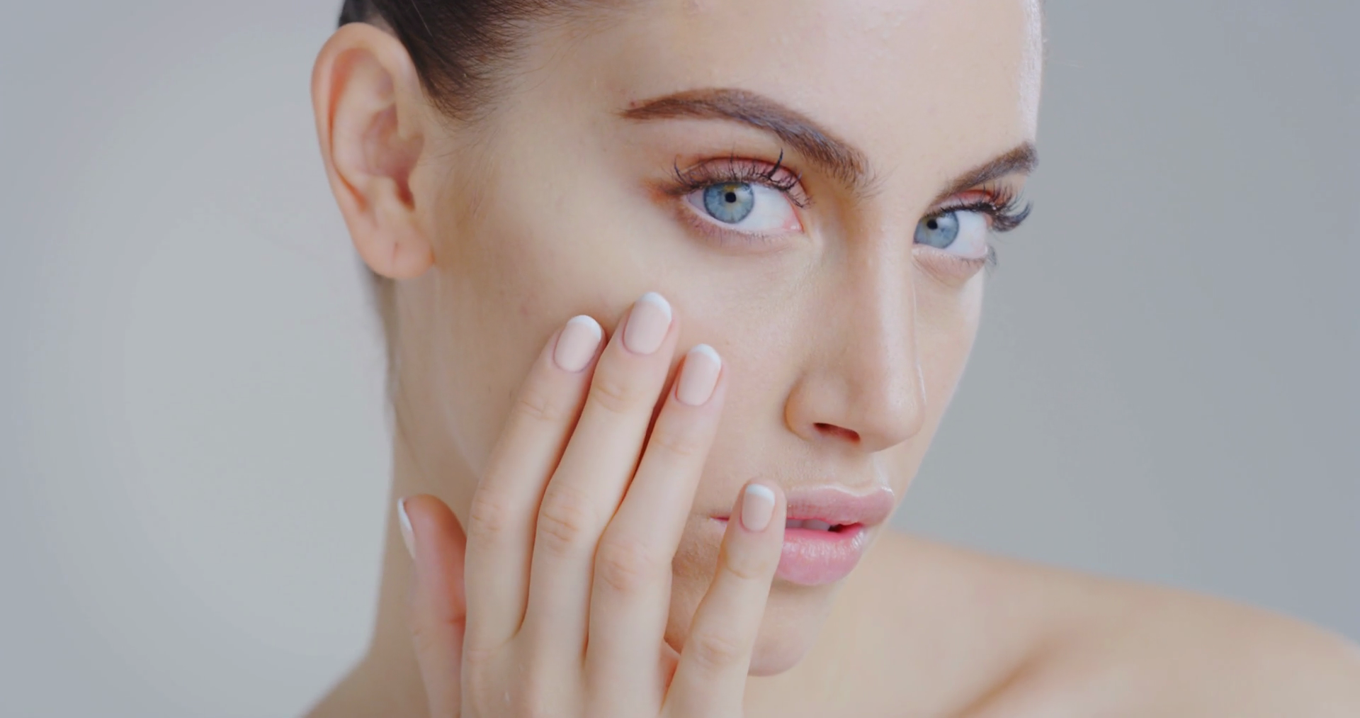 Slow Motion Of Woman With Beautiful Face Stock Footage SBV-348617699 ...