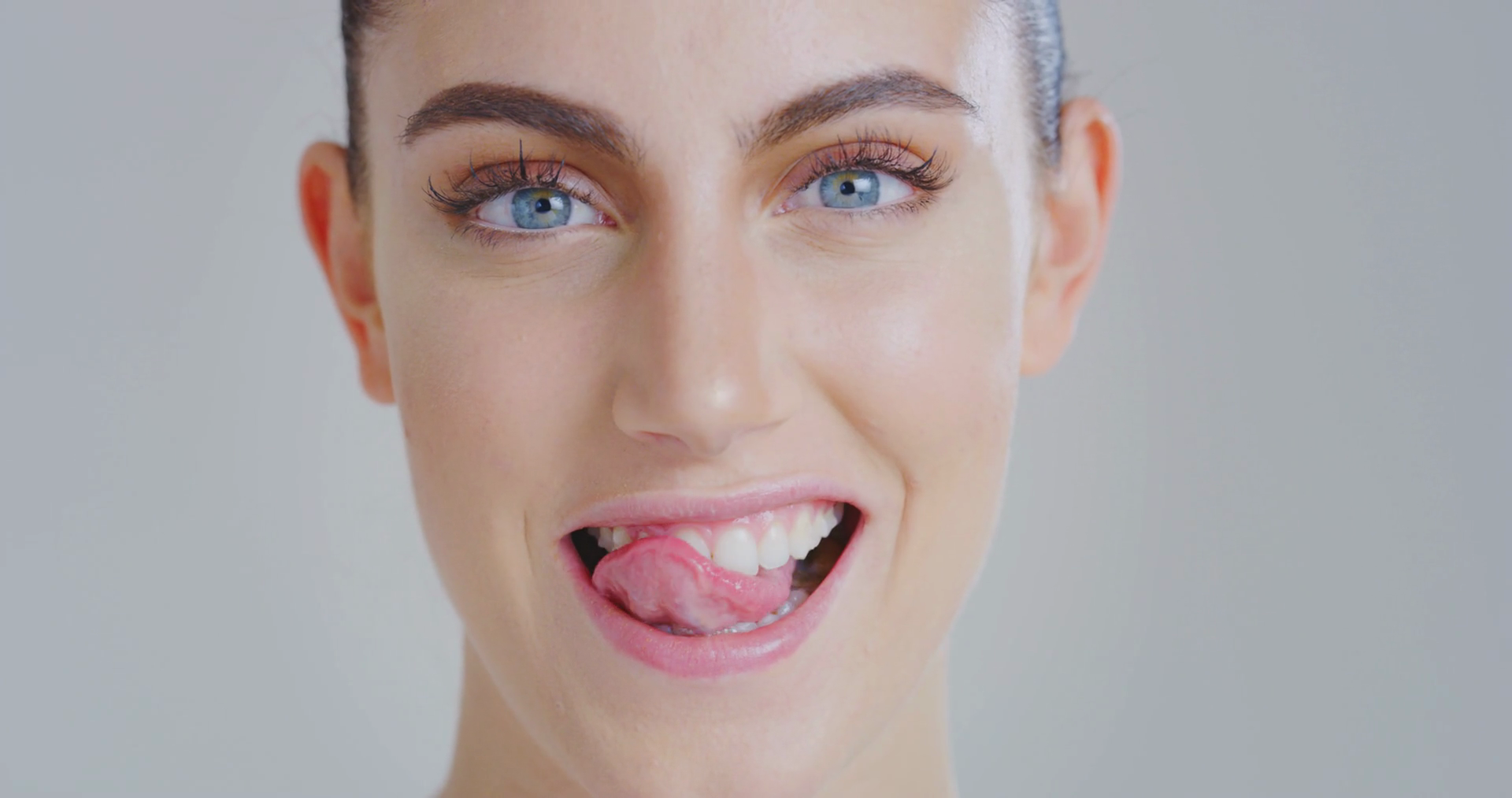Slow Motion Of Woman With Beautiful Face Stock Footage SBV-348617633 ...