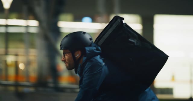 Delivery Rider Gear Stock Footage: Royalty-Free Video Clips - Storyblocks