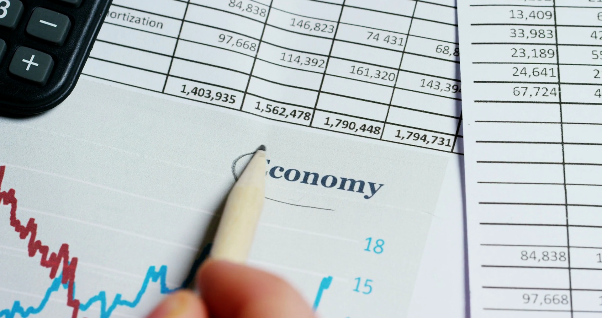 Documents Showing Dooing Taxes Calculating Stock Footage SBV-348637615 ...