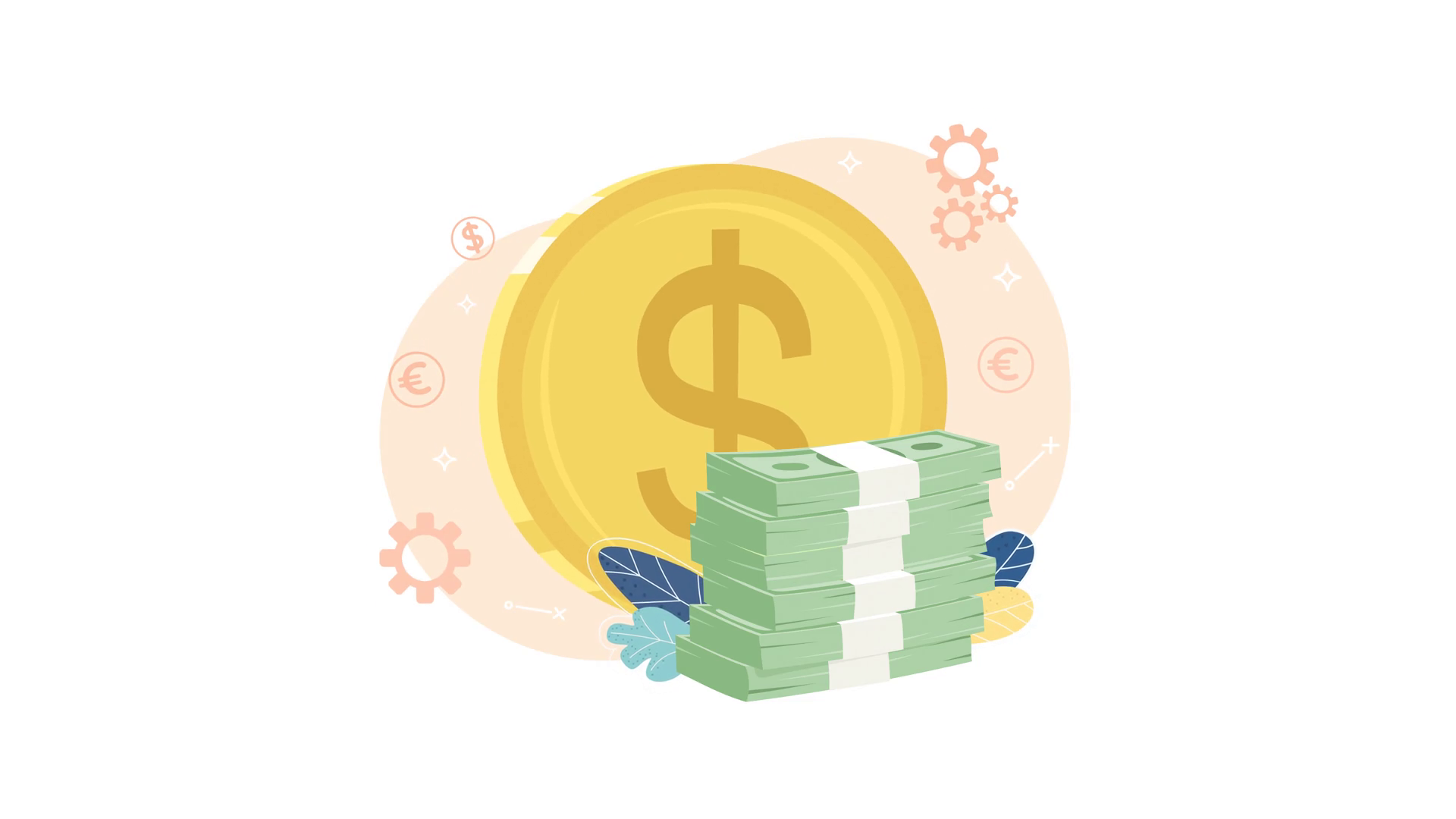 Animated Saving Bank Account Financial Stock Motion Graphics SBV ...