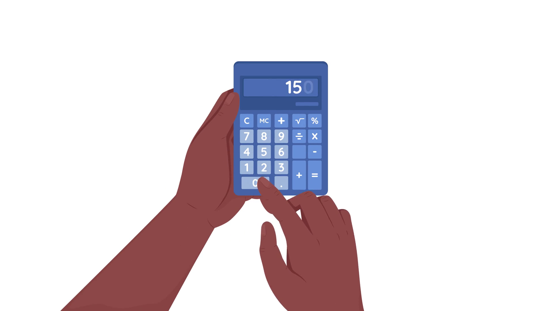 Animated Calculating Expenses Accounting Stock Motion Graphics SBV ...