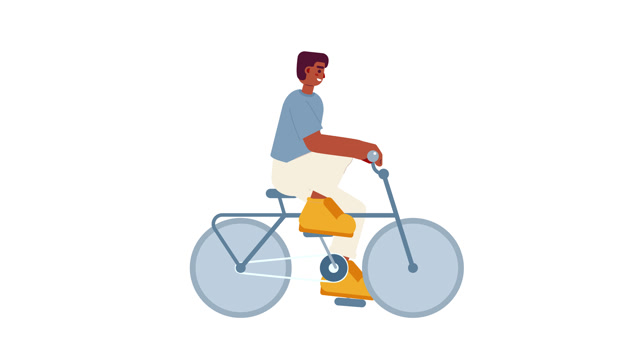 Bike Rider Animation Stock Footage: Royalty-Free Video Clips - Storyblocks