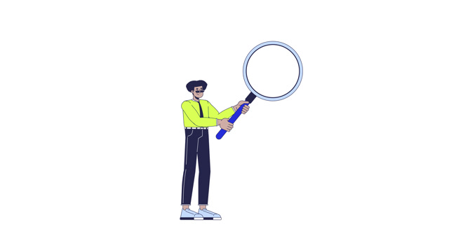 Magnifying Glass Animation Stock Footage: Royalty-Free Video Clips ...