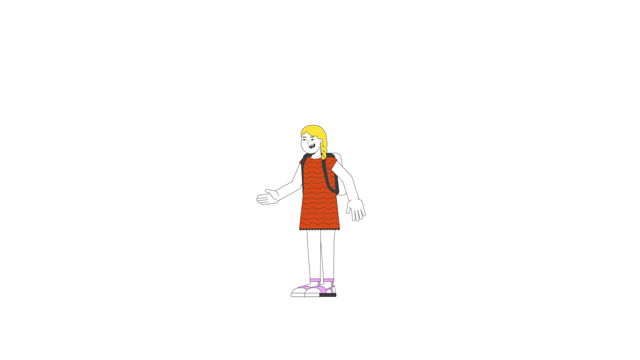 Girl Animation Stock Footage: Royalty-Free Video Clips - Storyblocks