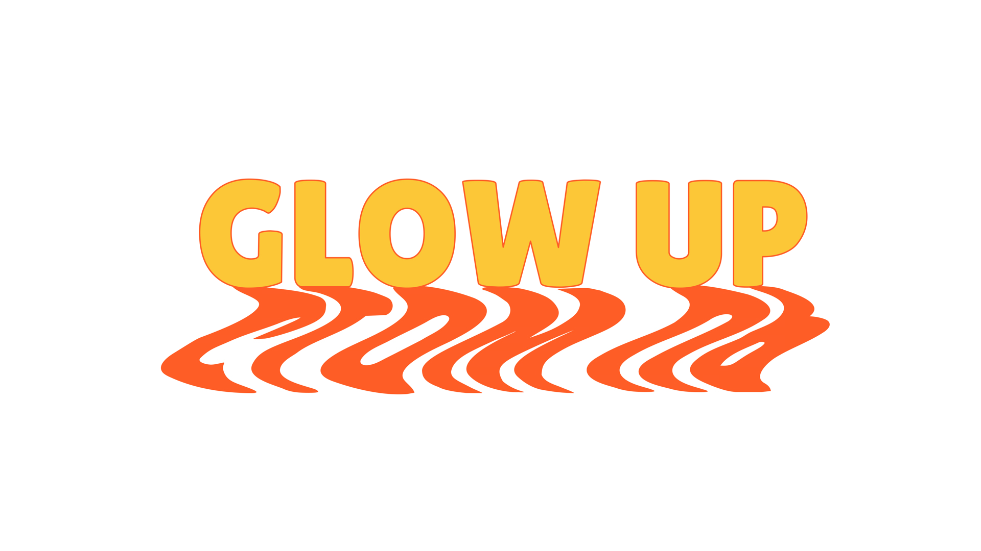 Animated Bold Slang Glow Up With Dynamic Stock Footage SBV-354010072 ...