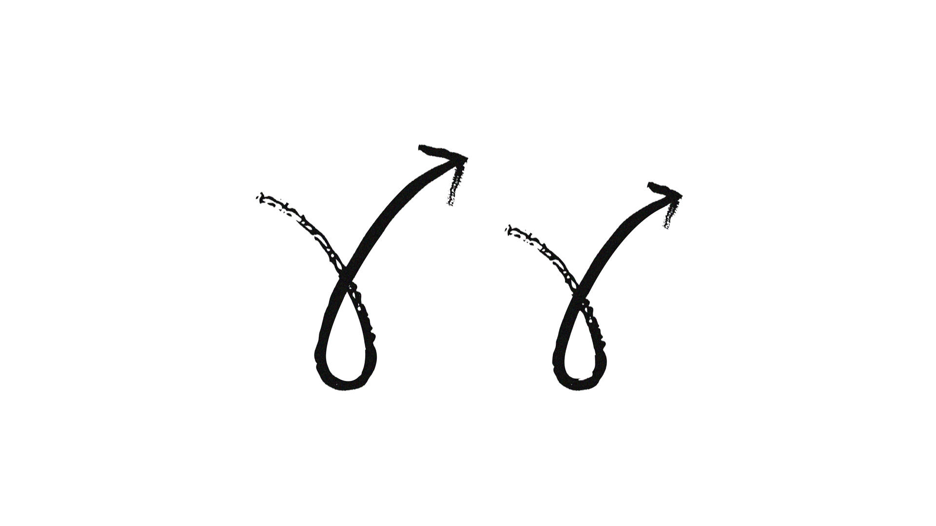 Curved Loop Arrows Grunge Doodle Animation Stock Footage SBV-354225238 ...