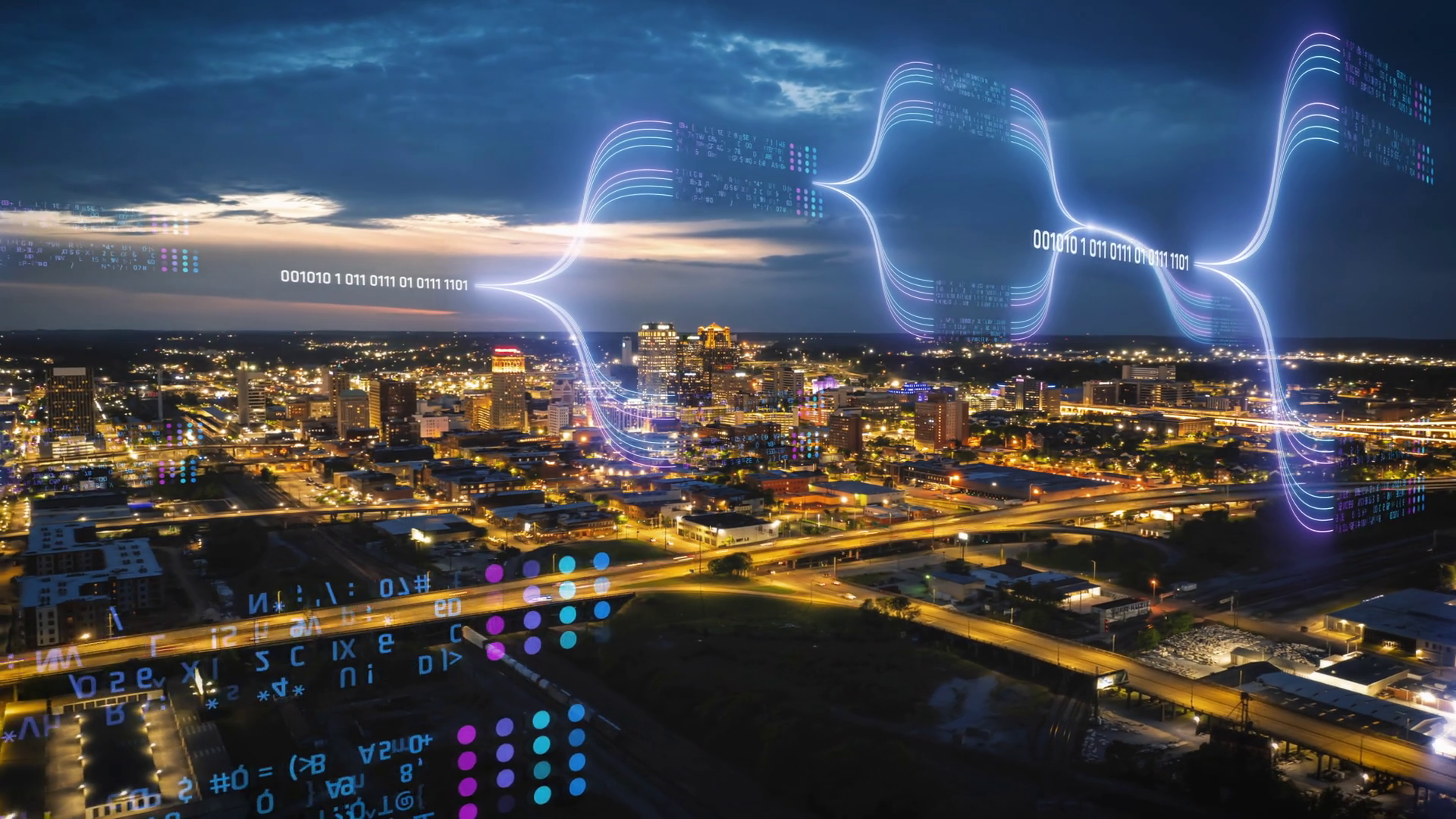 Dynamic Digital Data Overlays Enhance Stock Footage SBV-349037387 ...