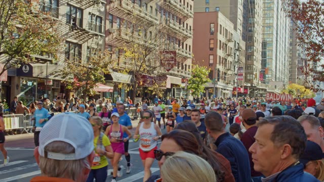 Crowd Of Screaming People Running Stock Footage: Royalty-Free Video ...