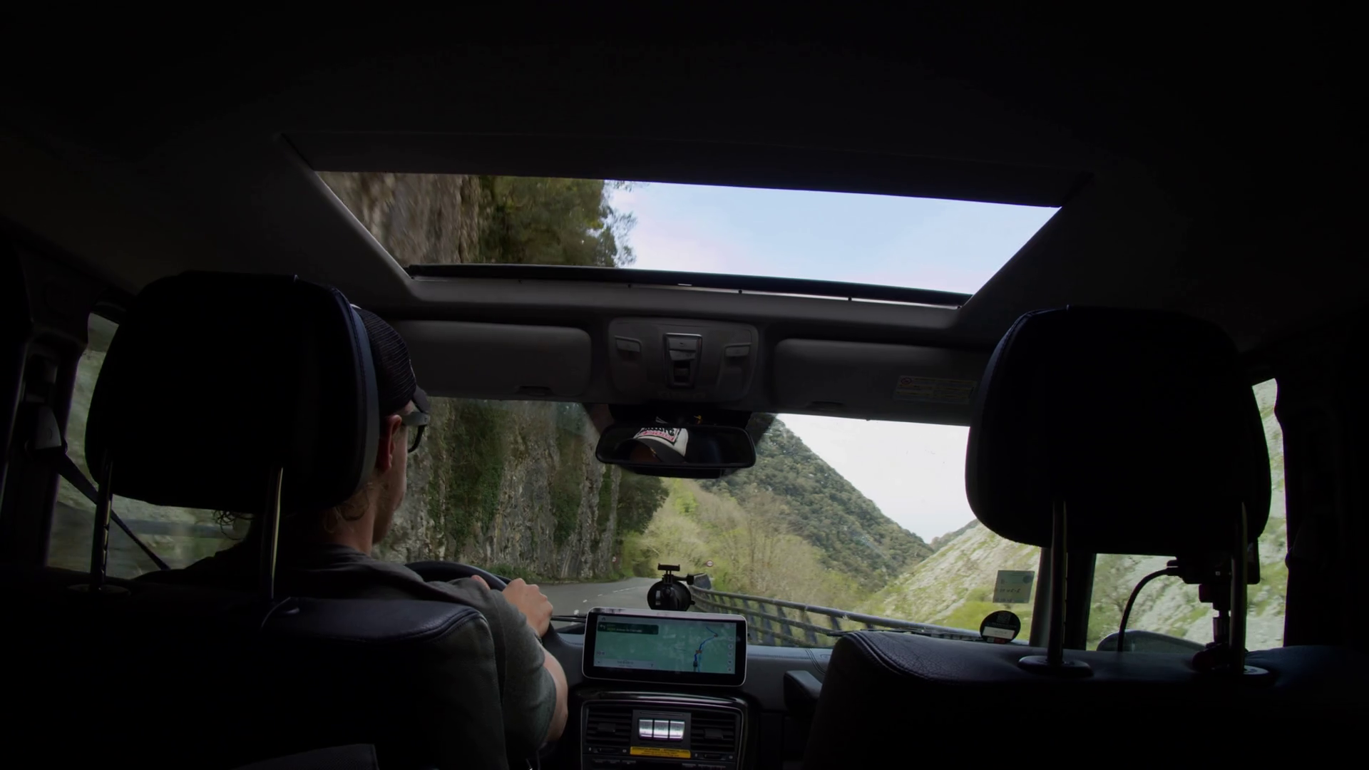 Passenger's Perspective Of Driver Driving Stock Footage SBV-353175829 ...