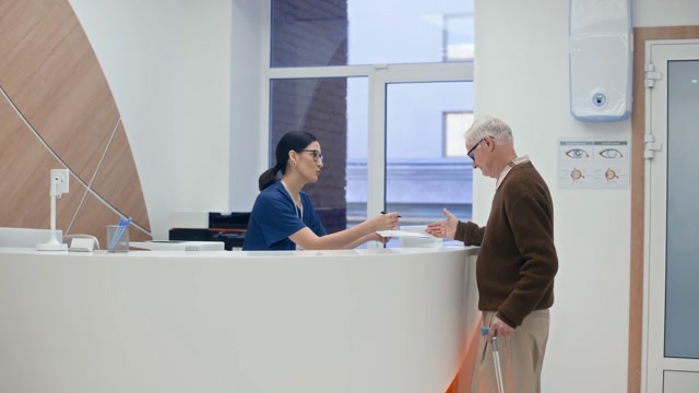 Hospital Reception Stock Footage: Royalty-Free Video Clips - Storyblocks