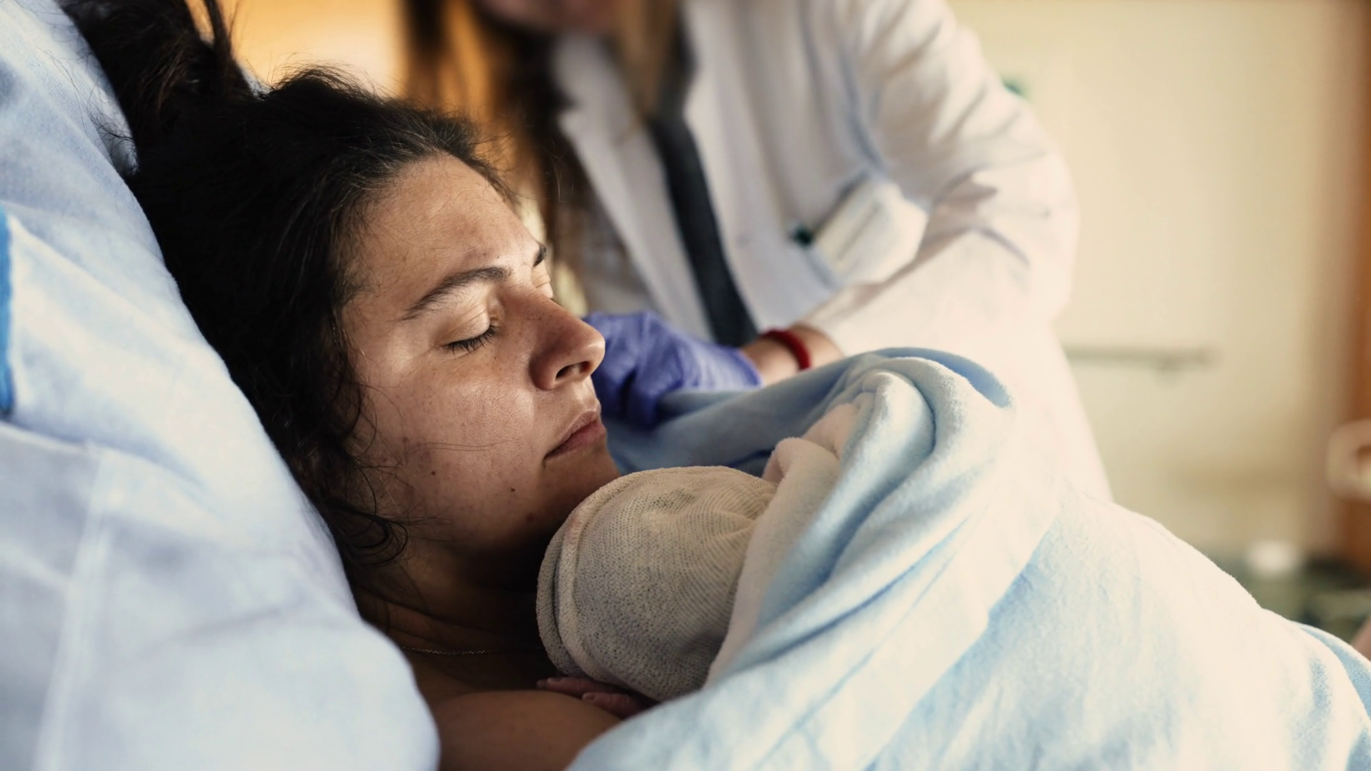 New Mother In Recovery Experiencing Stock Footage SBV-349017192 ...
