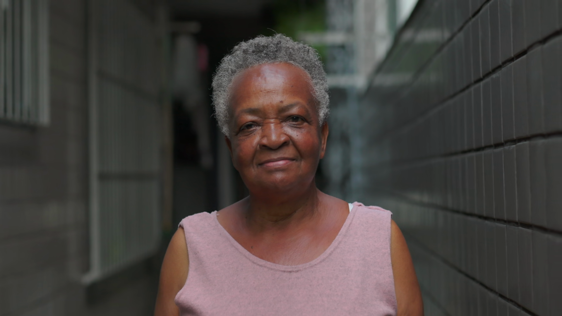 Elderly African American Woman Standing In Stock Footage SBV-353679563 ...
