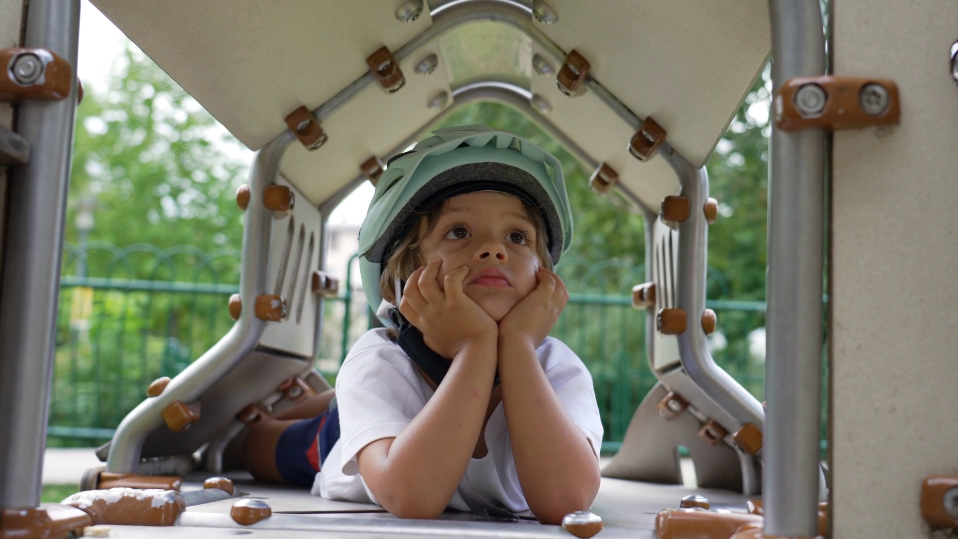 Contemplative Child Lost In Thought At Stock Footage SBV-348865048 ...