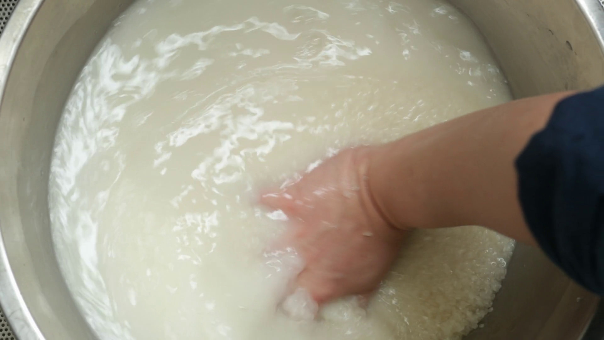Hand Preparing Traditional Rice Sushi Person Stock Footage SBV ...