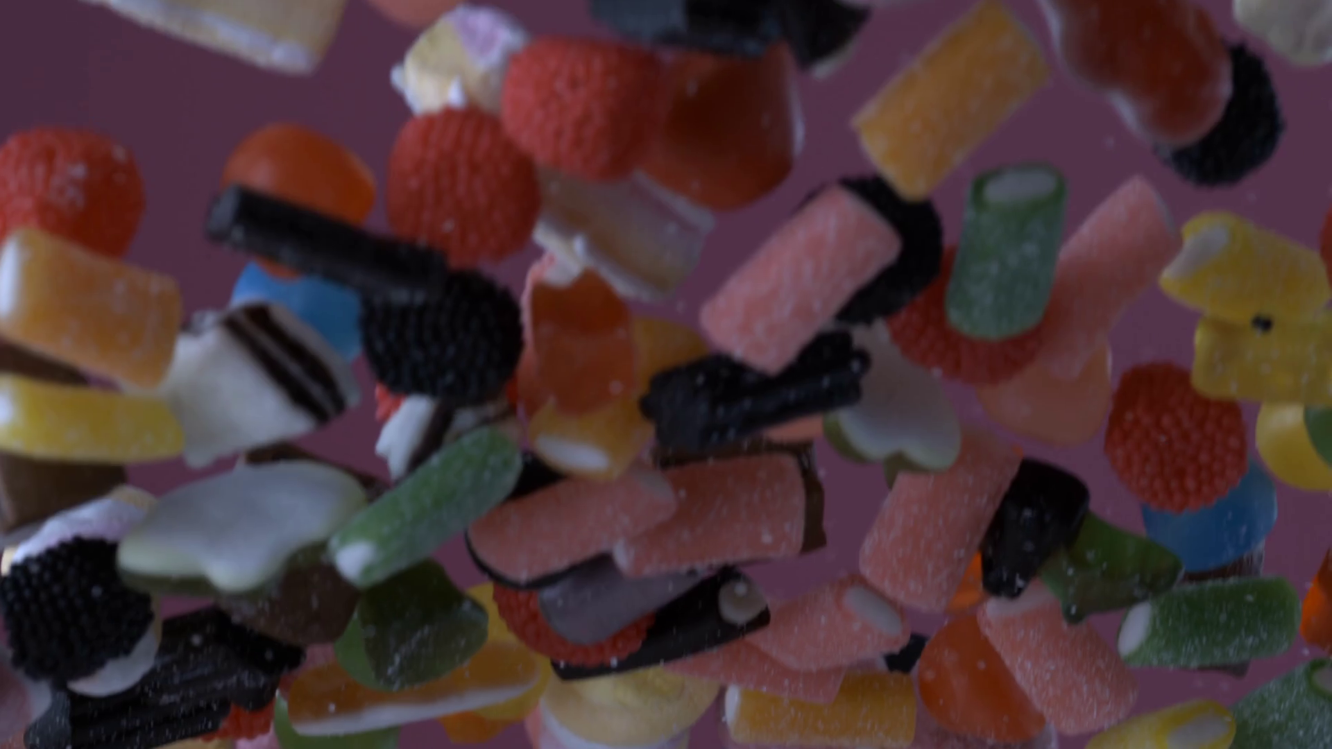 Macro View Of Colorful Candy Assortment Stock Footage SBV-348745644 ...