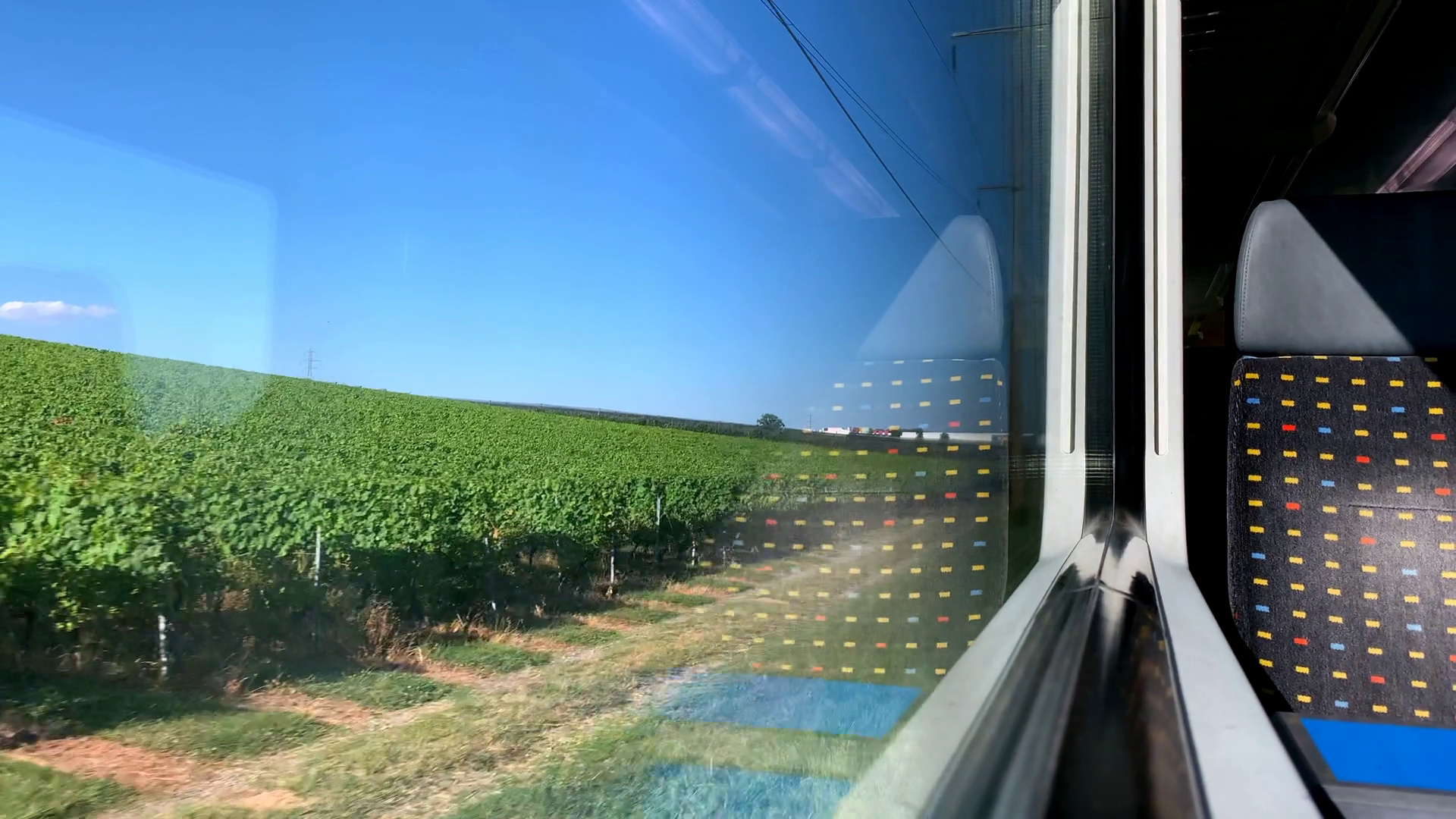 Passenger View Looking Out Window From Stock Footage SBV-348967459 ...