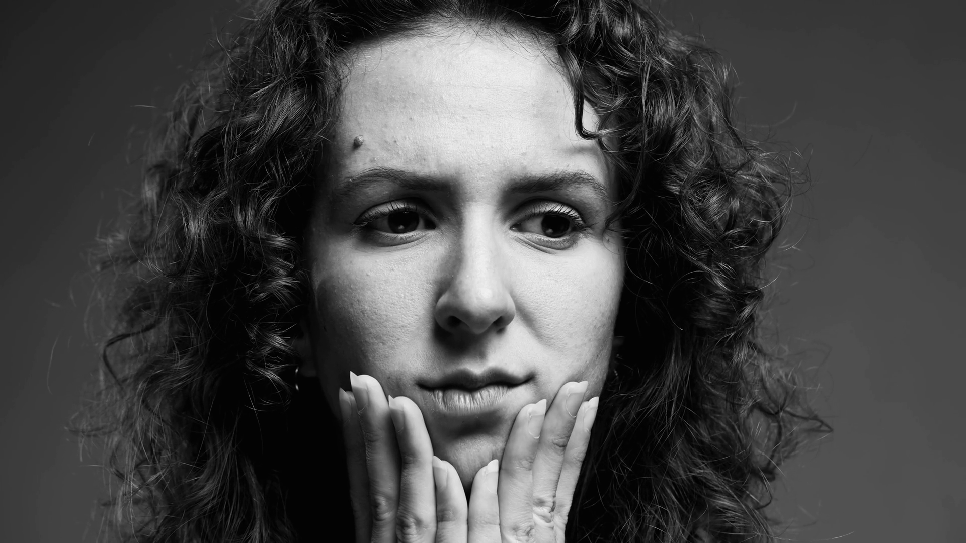 Preoccupied Pensive Woman Contemplating Stock Footage SBV-348657858 ...