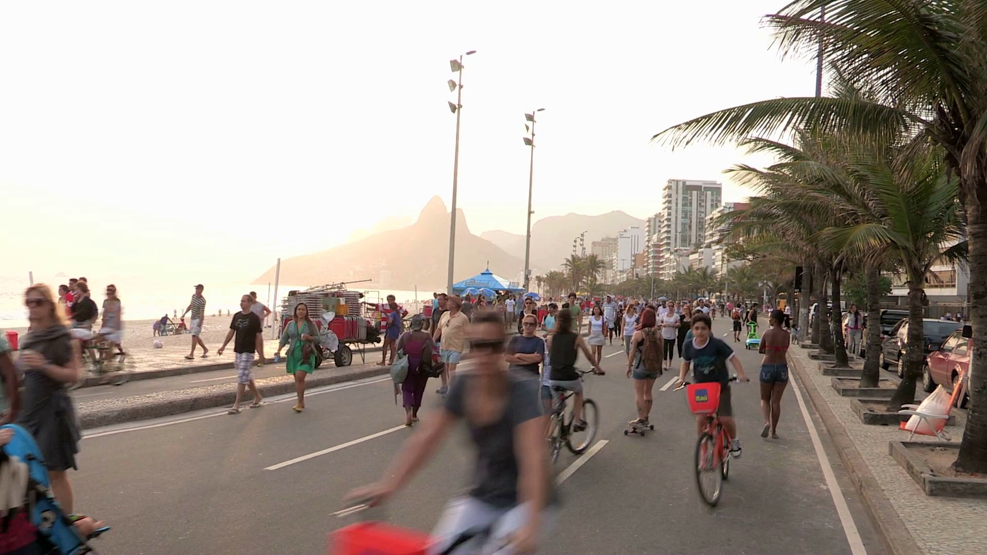 Rio De Janeiro Brazil People Walking In Stock Footage SBV-348435968 ...