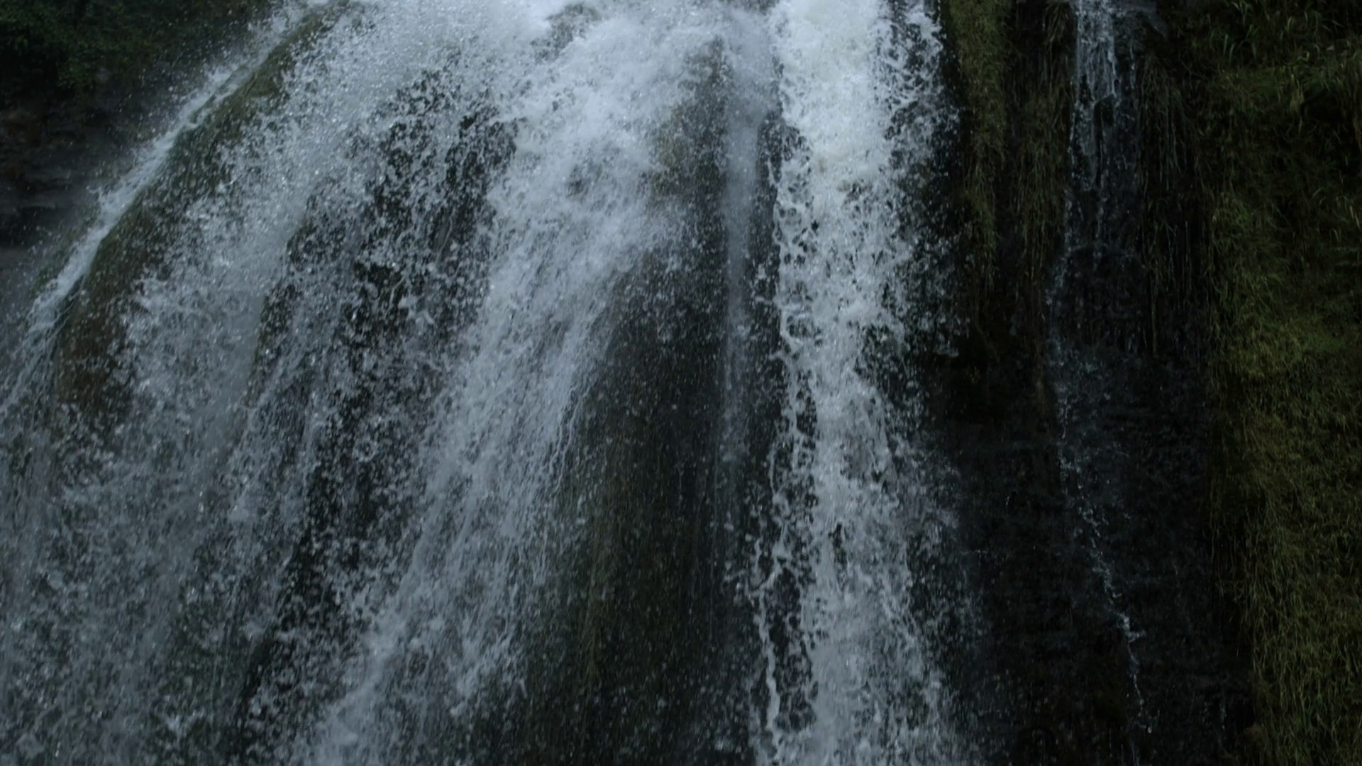 Close-up Of Waterfall Streaming Over Stock Footage SBV-353228555 ...