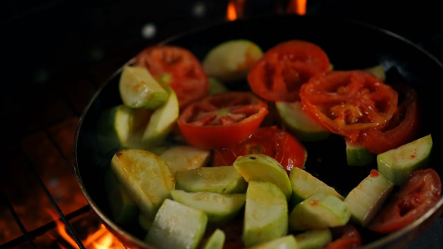 Vegetables Fire Stock Footage: Royalty-Free Video Clips - Storyblocks