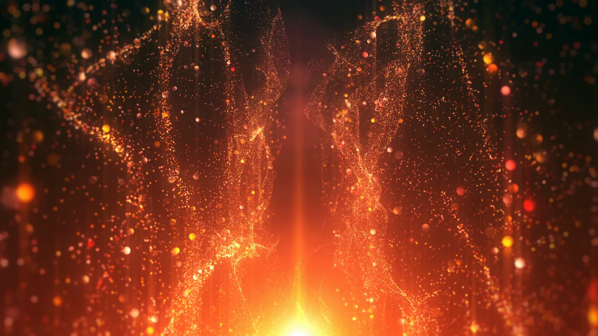 Epic Fire Glittering Background With Fire Stock Motion Graphics SBV ...