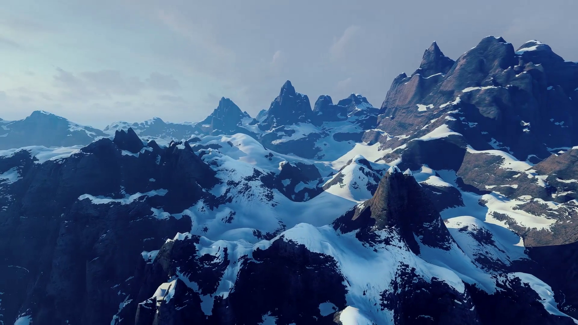 Mountain Range 3d Animation On Theme Of Stock Motion Graphics SBV ...