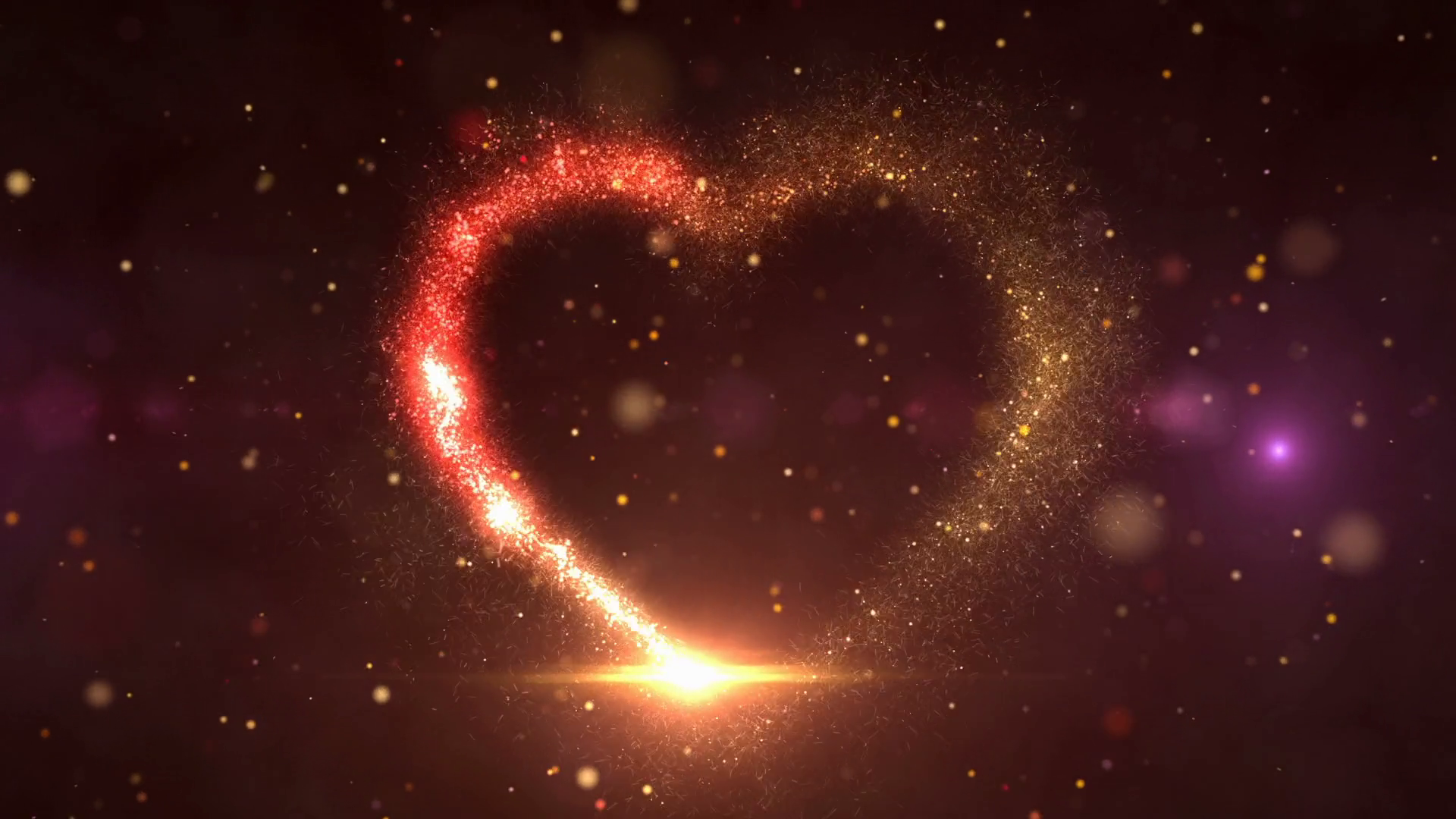 Particles Heart Particles With Smooth Stock Motion Graphics SBV ...