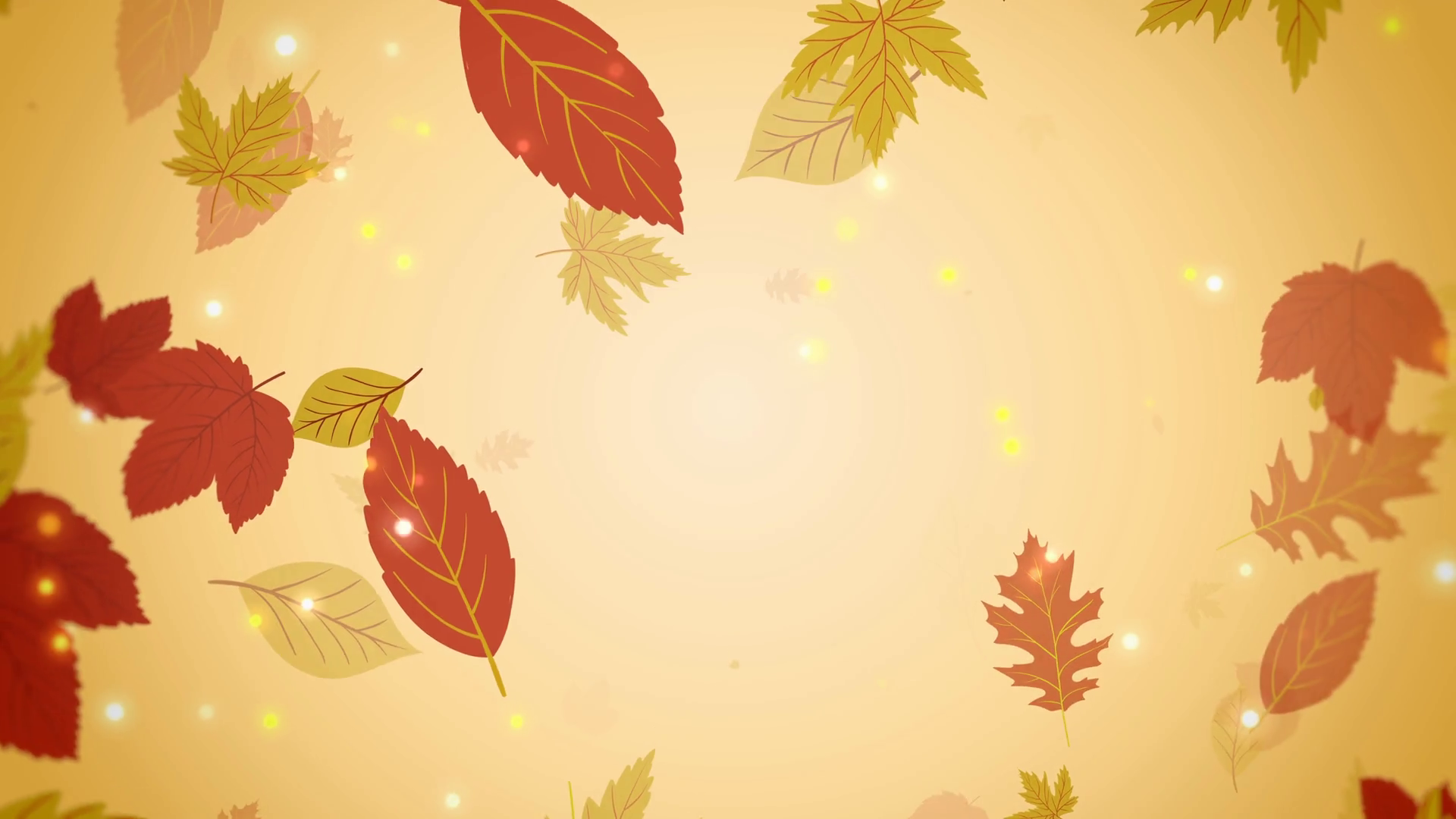 Autumn Background With Autumn Leaf Particle Stock Motion Graphics SBV ...
