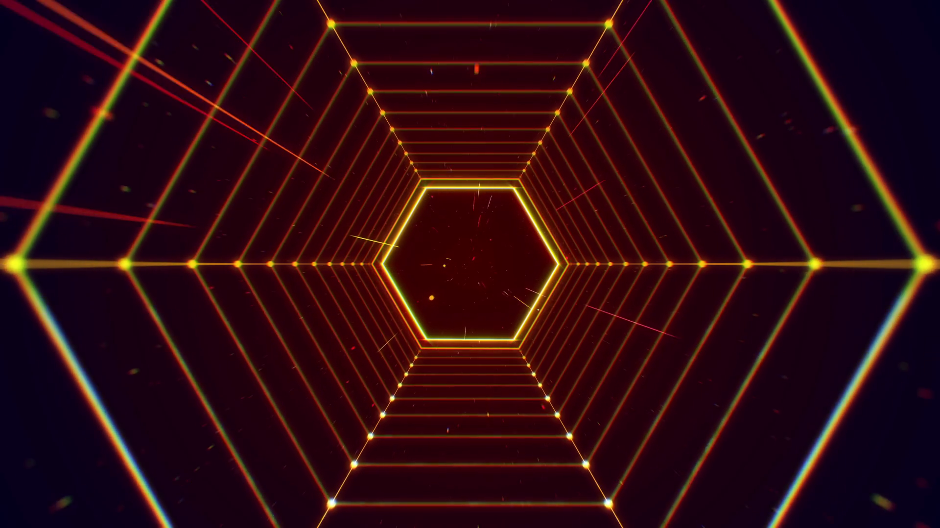 Hexagon Grid Background Sci Fi Technology Stock Motion Graphics SBV ...