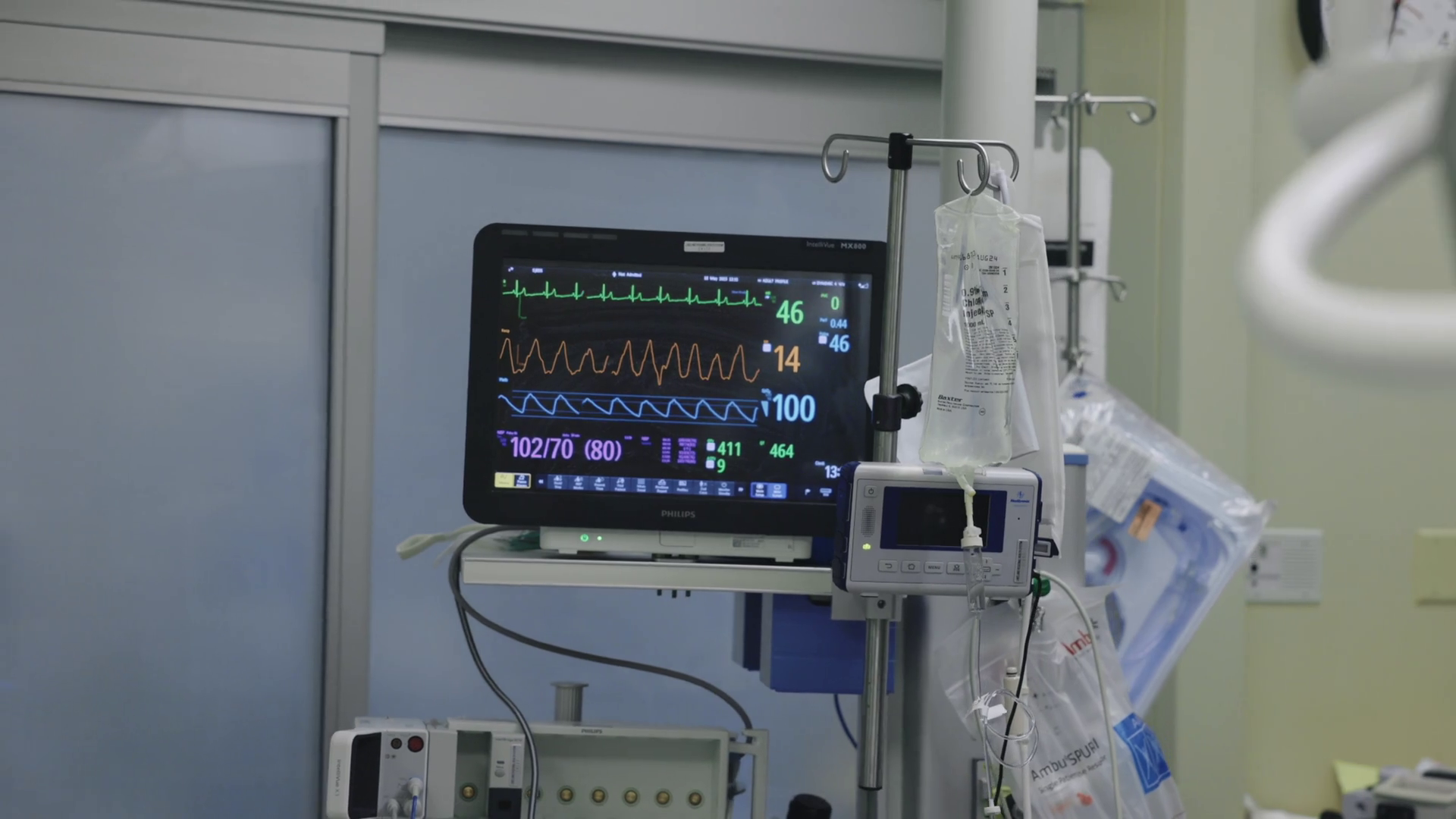 Medical Devices Inside Of Hospital Room Stock Footage SBV-347662563 ...