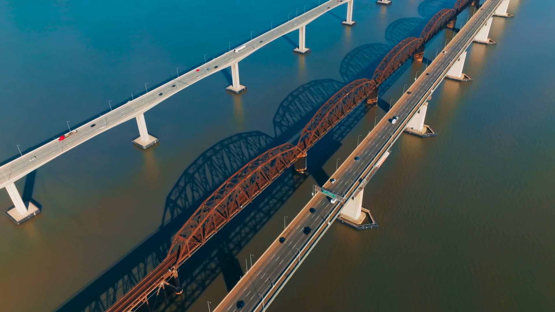 Beautiful Simple Bridges With One-way Stock Footage SBV-354300194 ...