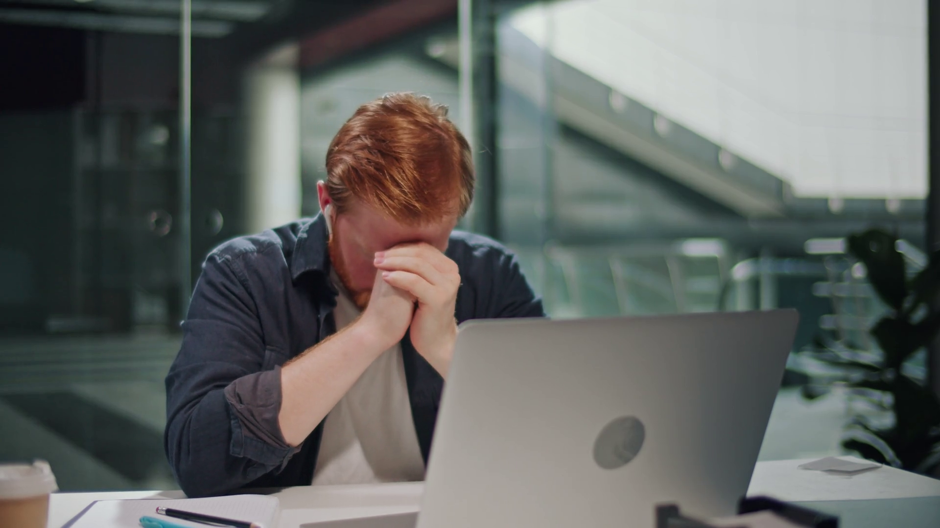 Burnout Emotional Load Office Stress Mental Stock Footage SBV-352062715 ...