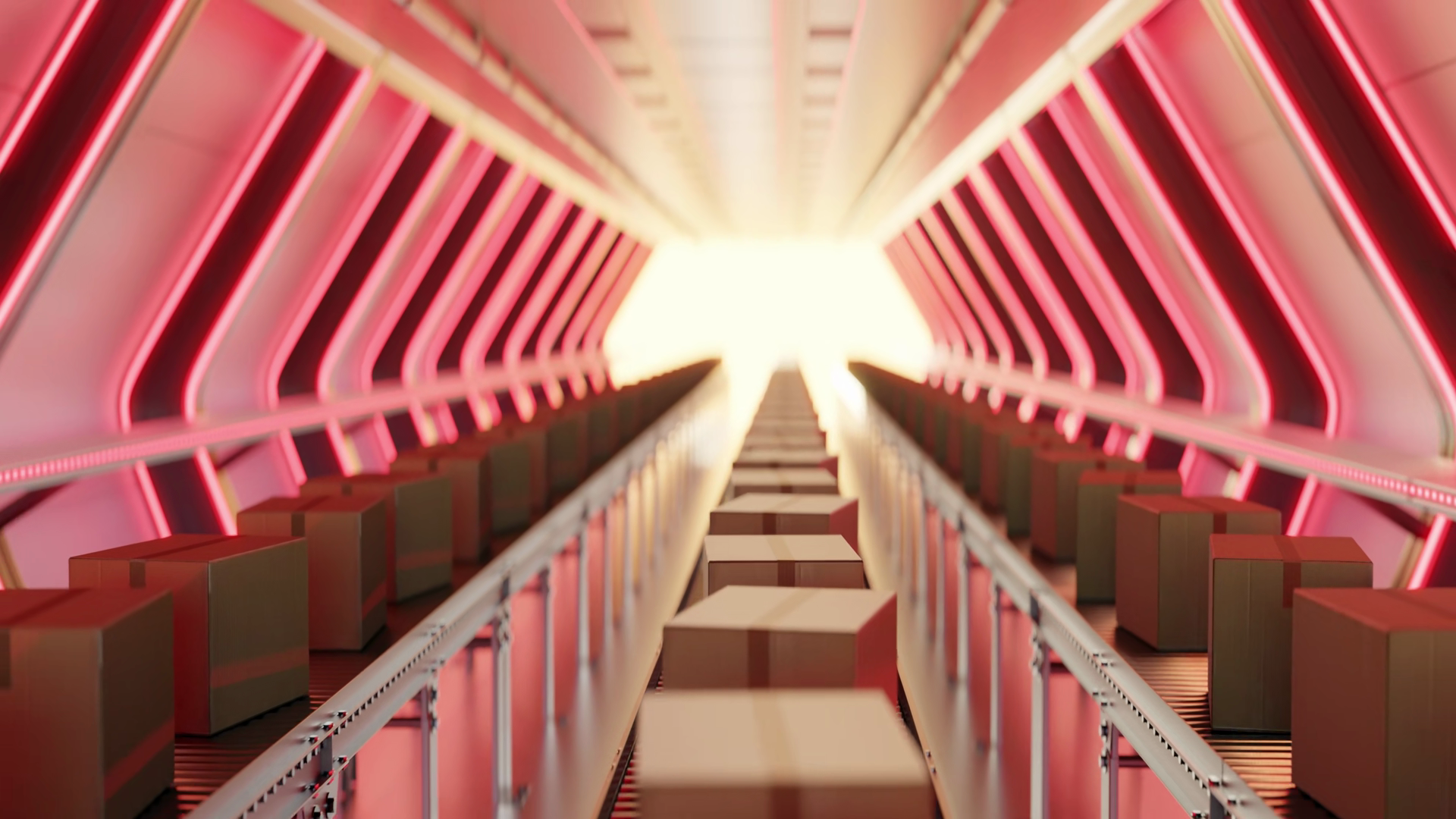 3d Animation Loop Of Carton Boxes On Stock Footage SBV-354006718 ...
