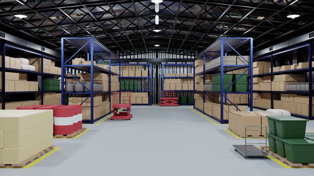 Warehouse Animation Stock Footage: Royalty-Free Video Clips - Storyblocks