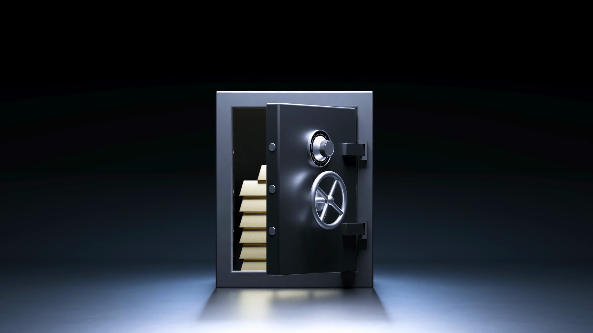3d Animation Safe Deposit Box Door Opening Stock Motion Graphics SBV ...