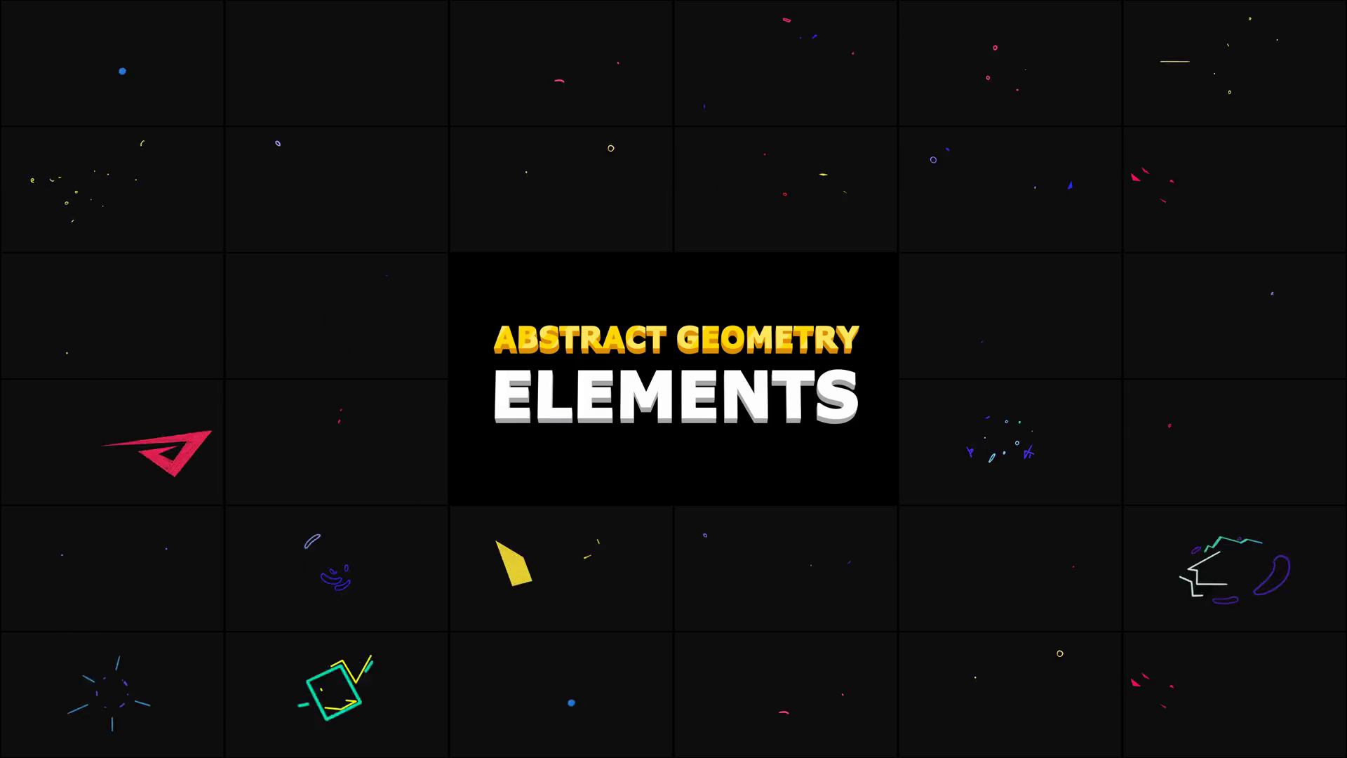 Abstract Geometry Elements Motion Graphics Stock Motion Graphics SBV ...