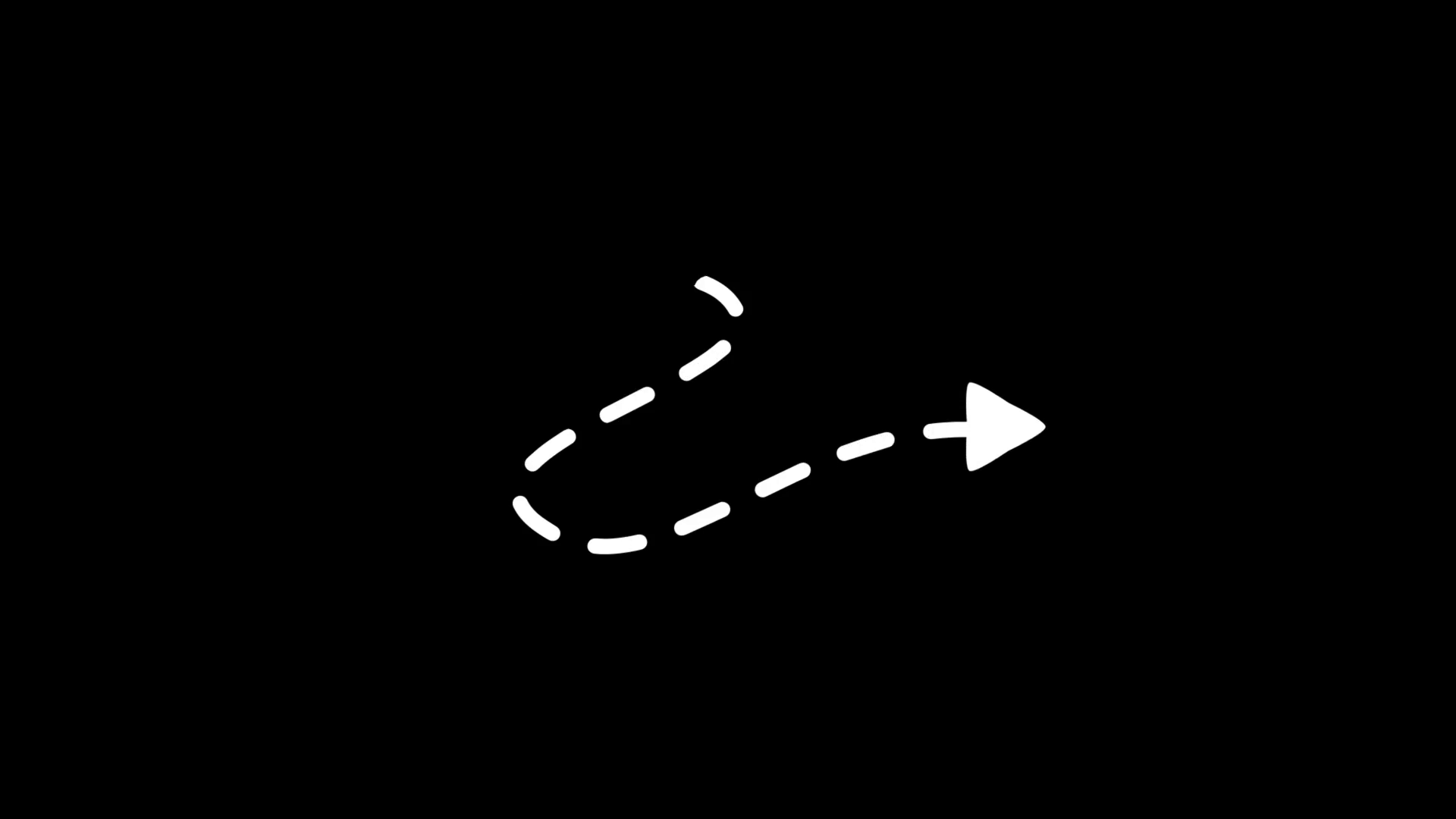Dashed Arrows Annotation Line 01 Is Useful Stock Footage SBV-352252909 ...